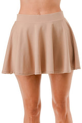 Pleated Mini Skort