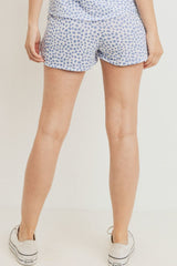 Leopard Printed Terry Short Pants