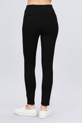 Waist Elastic Band Ponte Pants