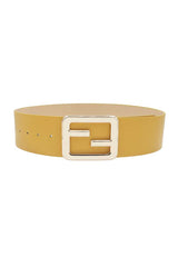 Mirrored Buckle Belt