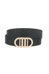 Modern Gridded Oval Standard Belt