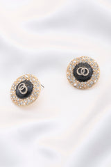 Double Circle Round Metal Earring