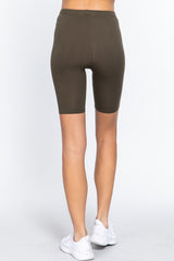 Cotton Jersey Short Leggings