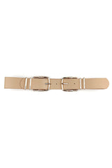 Double Sided Metal Smooth Buckle Belt