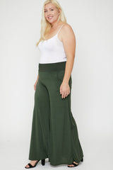 High waist palazzo pants