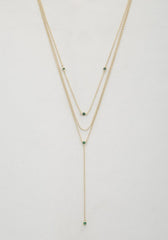 Dainty Metal Y Shape Necklace