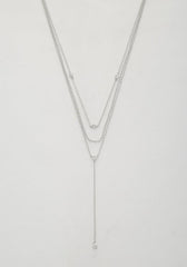 Dainty Metal Y Shape Necklace