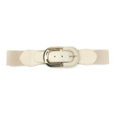 Oval Buckle Elastic Belt