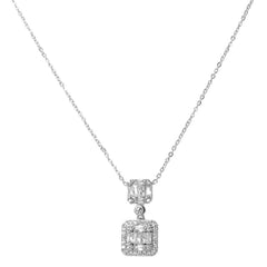 Double Square Necklace