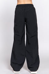 Waist Elastic Parachute Pants