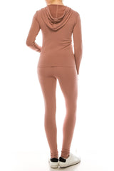 Seamless Jacket With Legging Set