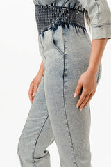 Washed Denim Jumpsuit