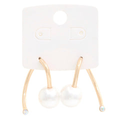 Pearl Bead Metal Earring